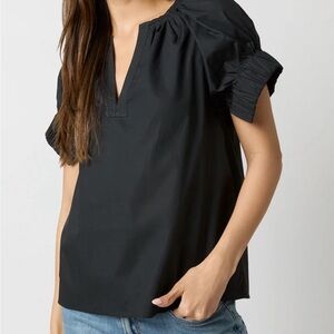 Naomi Top Noir by Ulla Johnson
